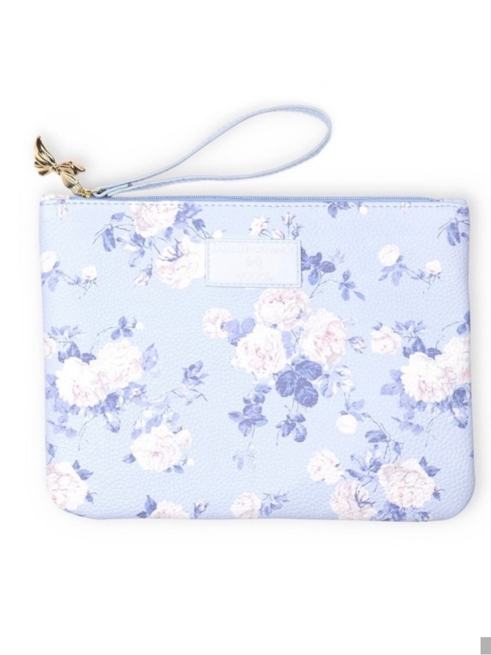 LoveShackFancy x Target Pastel Blue Floral Pencil & Accessories Pouch